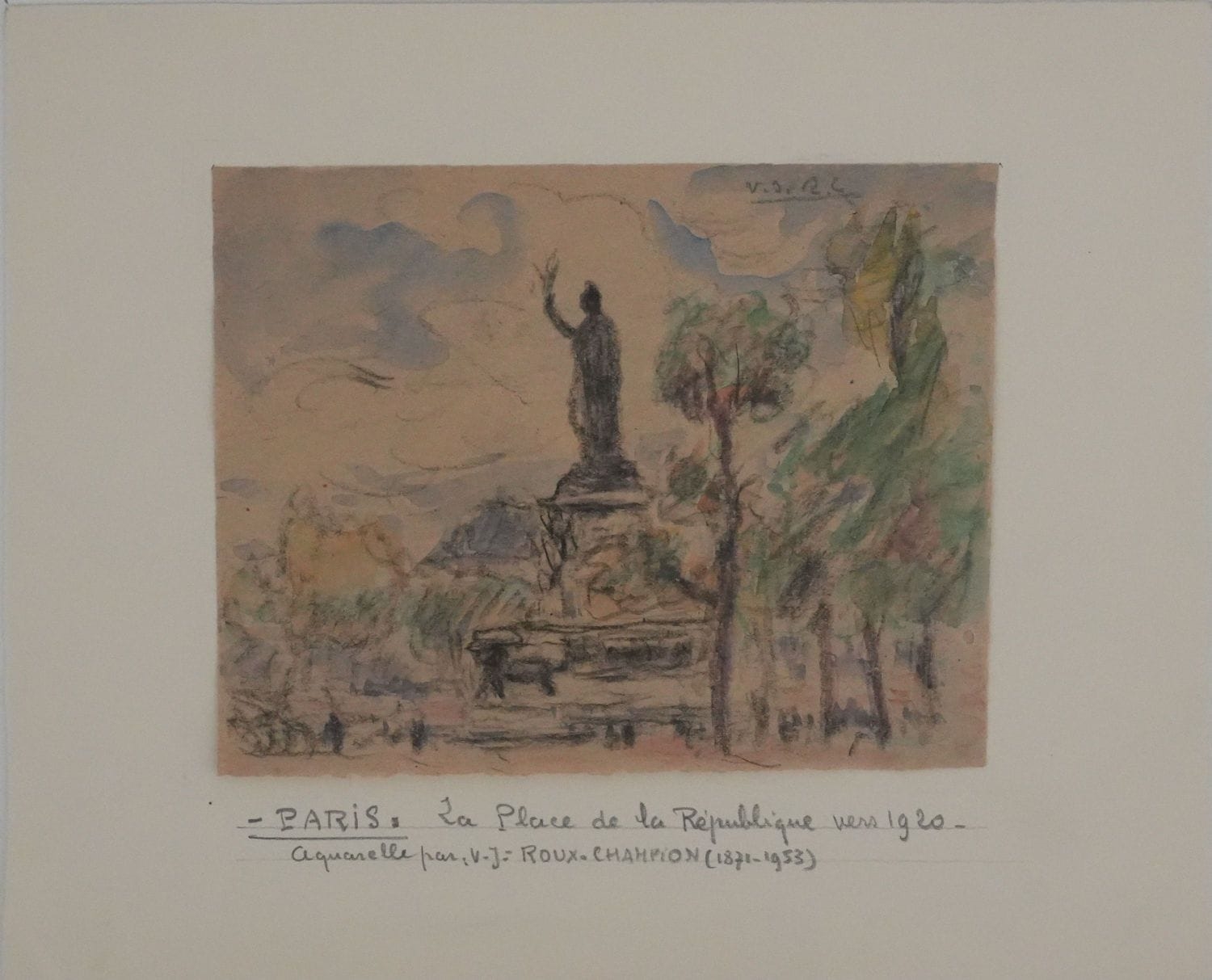 Joseph Victor Roux-Champion | Paris, Promenade à la Place de la ...