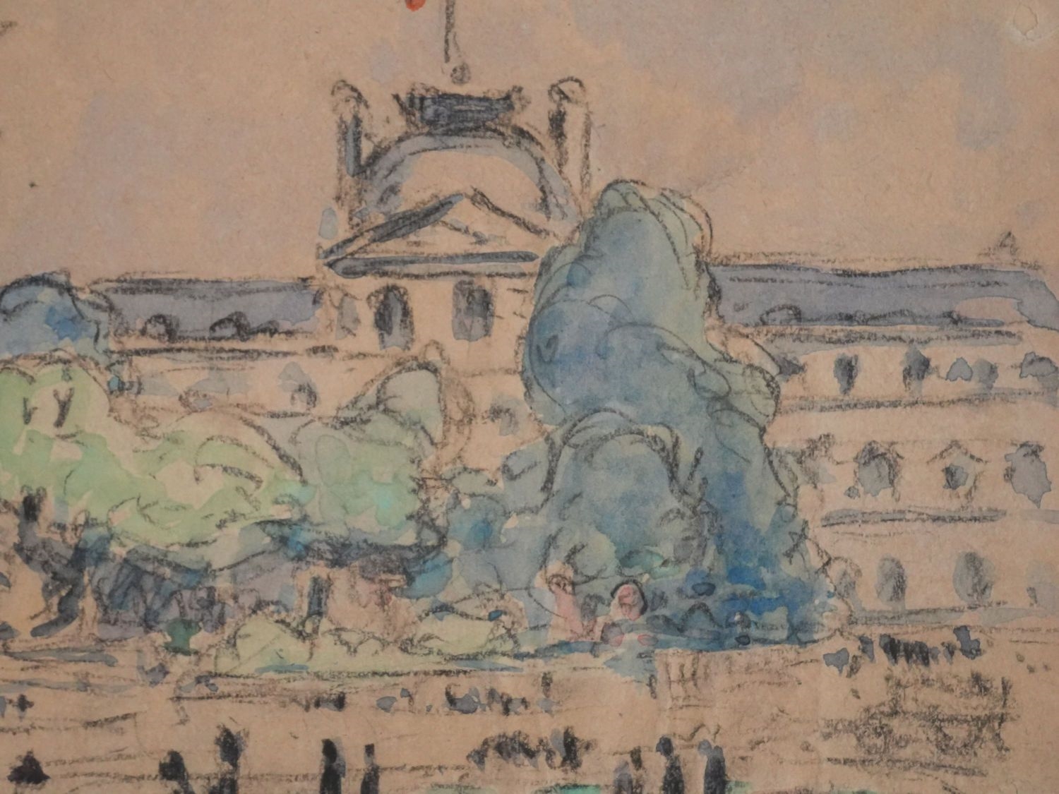 Joseph Victor Roux-Champion | Stroll in the Luxembourg Gardens (1925 ...
