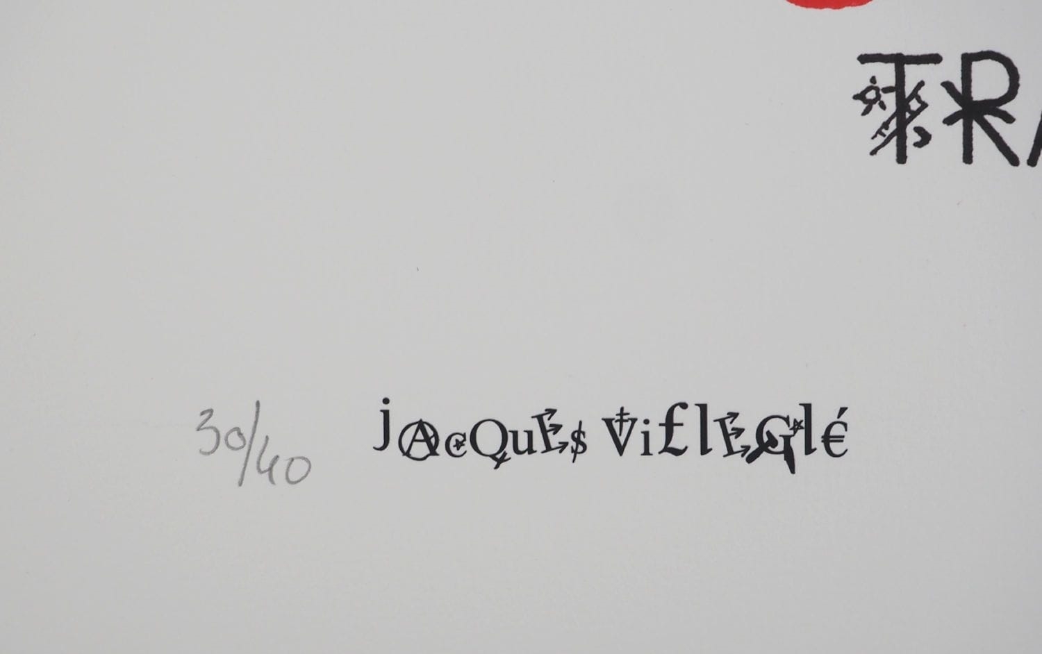 Jacques Villeglé | Pegasus (2020) | MutualArt