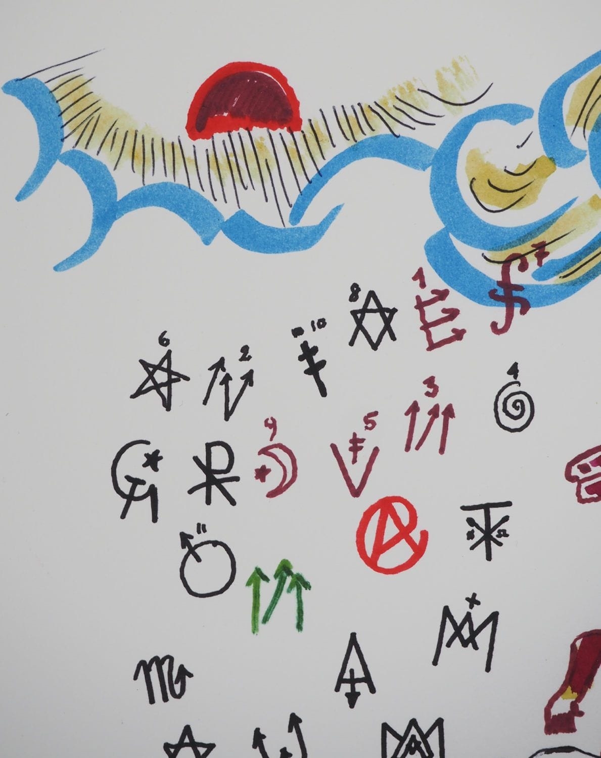 Jacques Villeglé | Pegasus (2020) | MutualArt