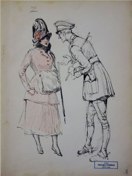 Georges Conrad | The Colonel and a Woman | MutualArt