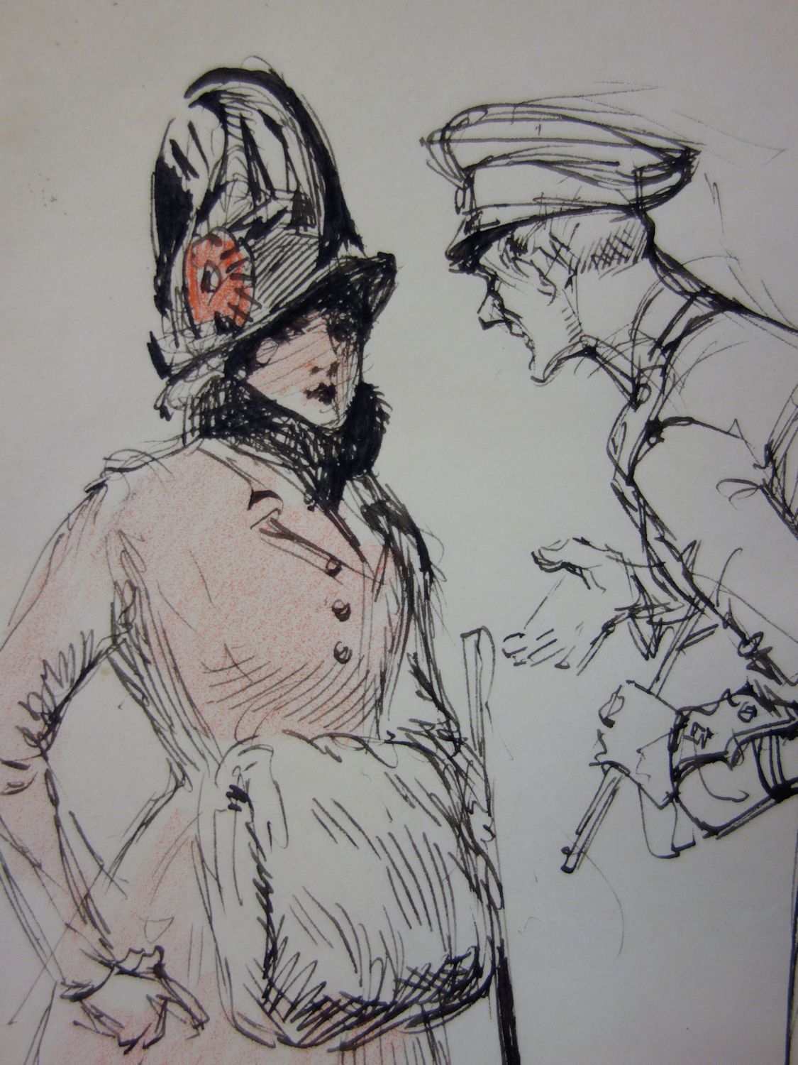 Georges Conrad | The Colonel and a Woman | MutualArt