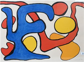 Untitled (Amorphous Shapes - Alexander Calder