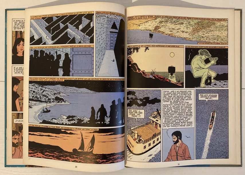 Dominique He | Une Aventure de Marc Mathieu, L'Empreinte du Minotaure ...