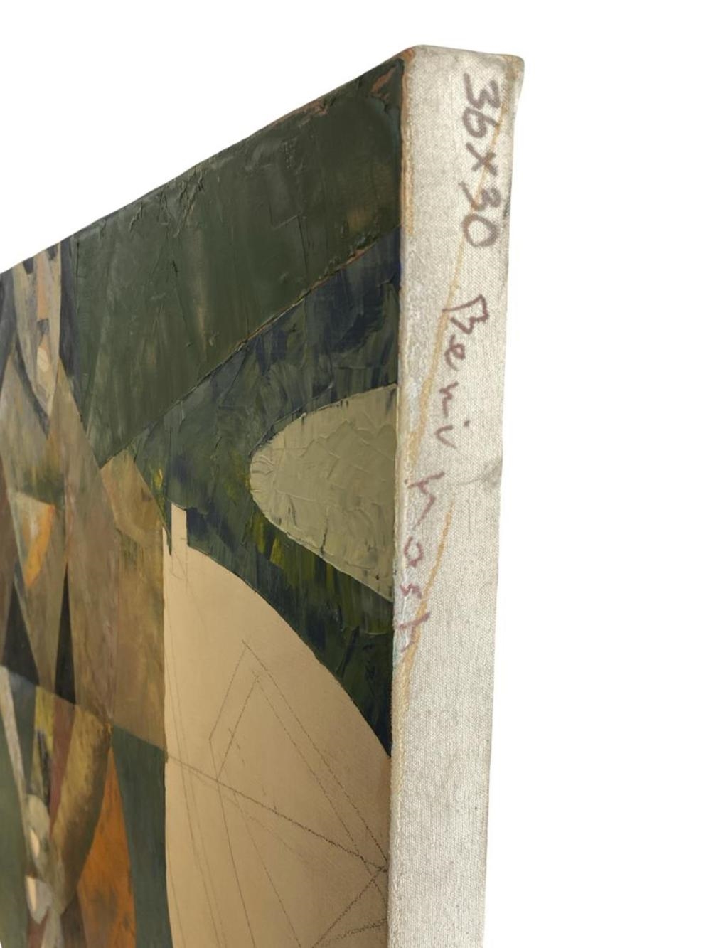 Beni Kosh | Signed Unfinished Beni Kosh Abstract Oil | MutualArt