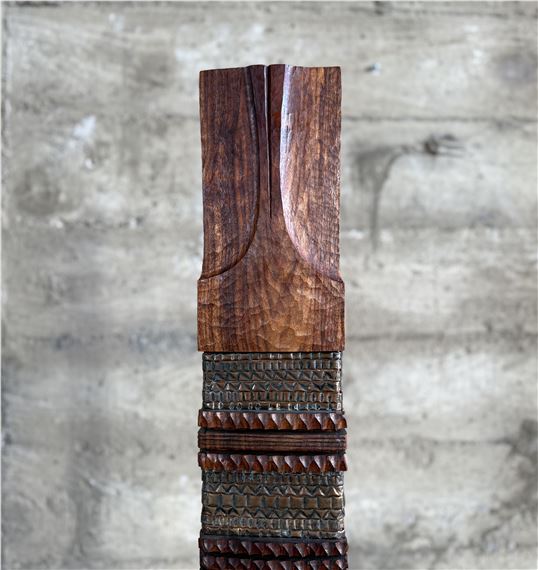 mahogany & copper sculpture - Monica Setziol Phillips