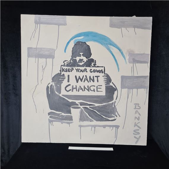 Keep your coins, I want Change - Banksy