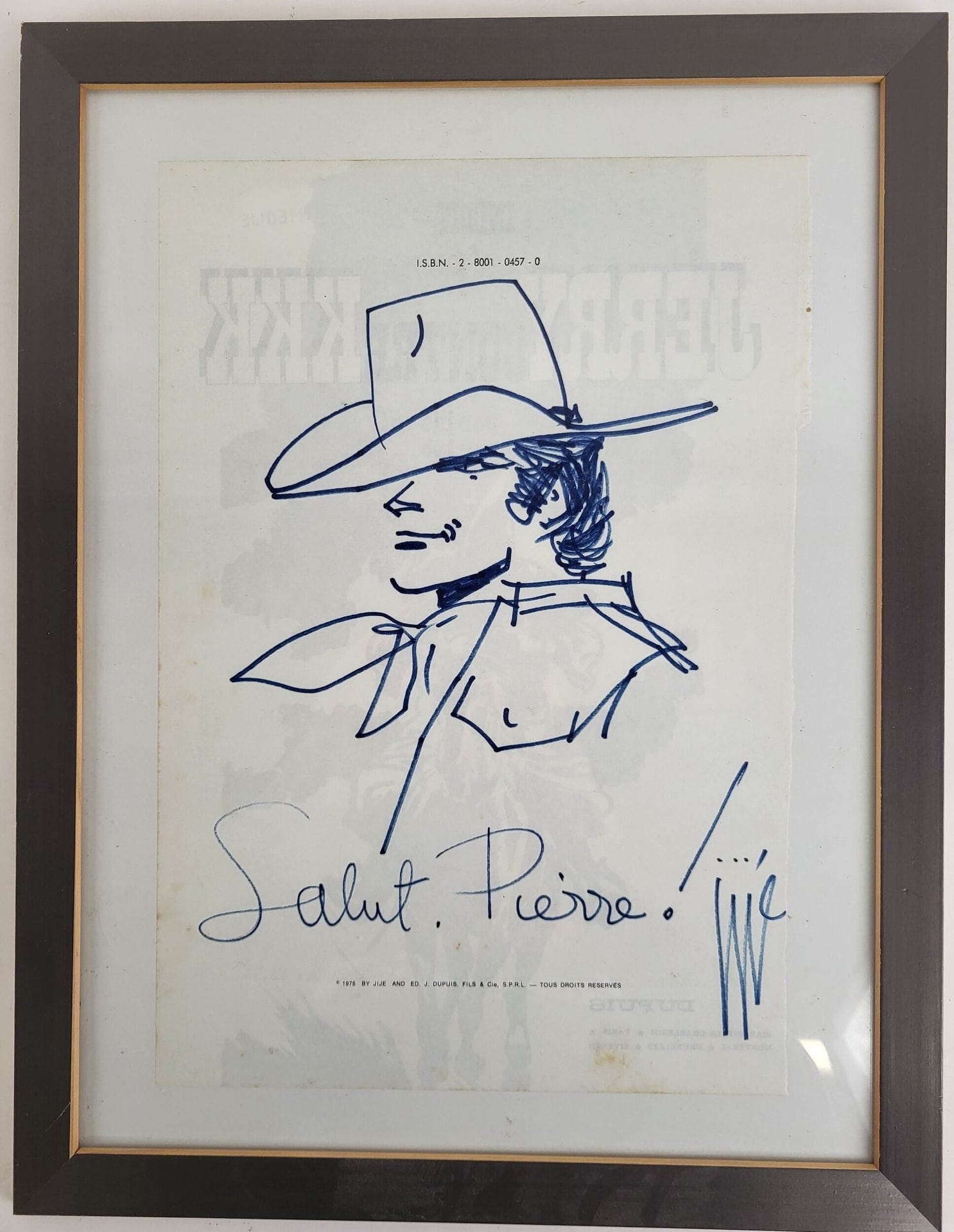 Jijé | Portrait of Jerry Spring | MutualArt
