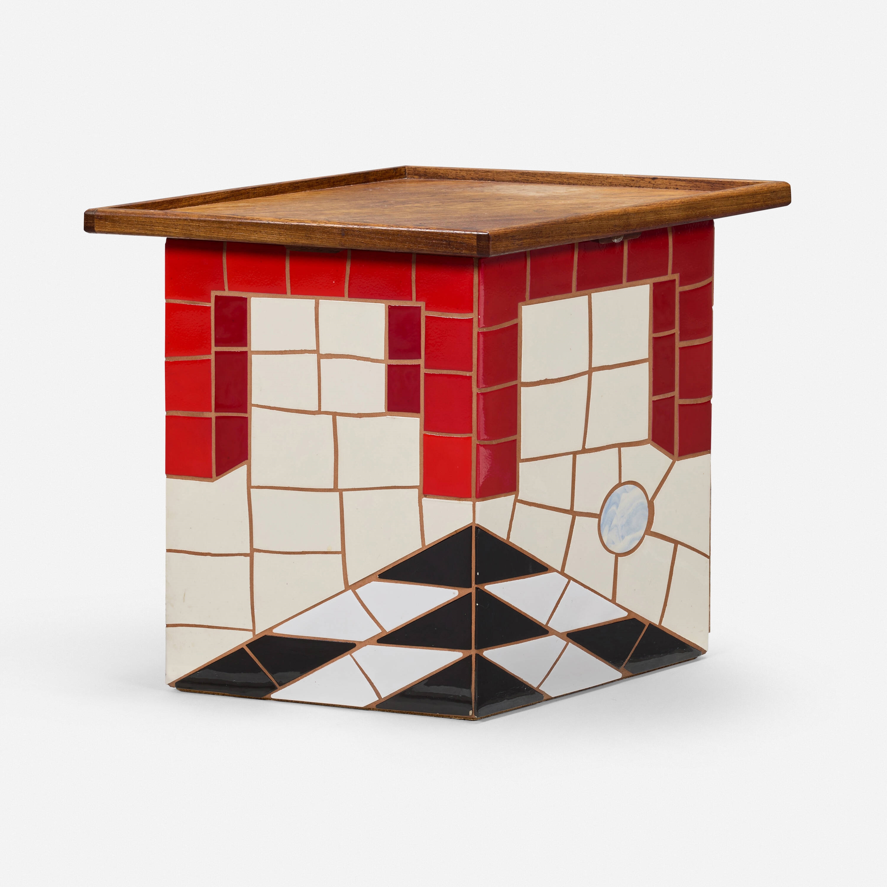 Joe Distefano | Occasional table with tray (1986) | MutualArt