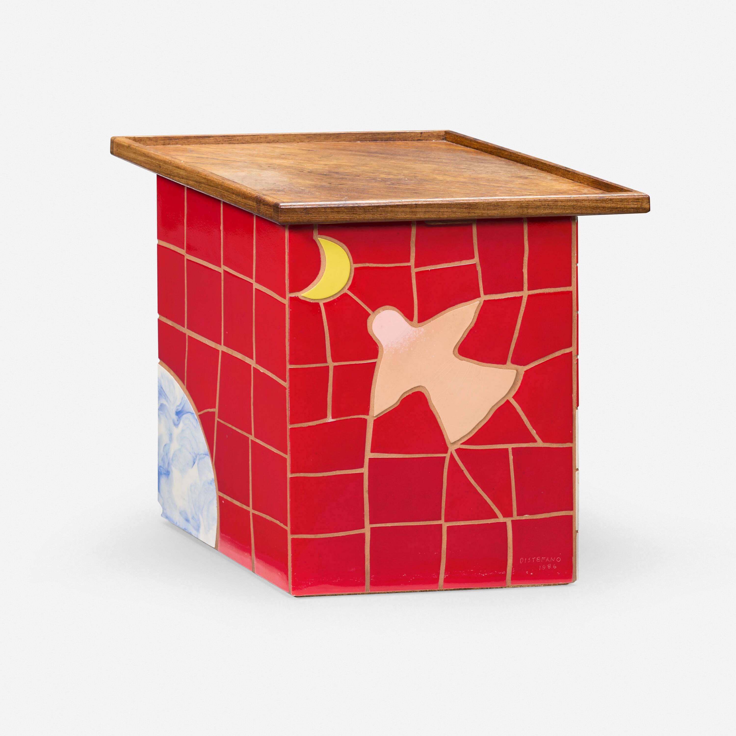 Joe Distefano | Occasional table with tray (1986) | MutualArt