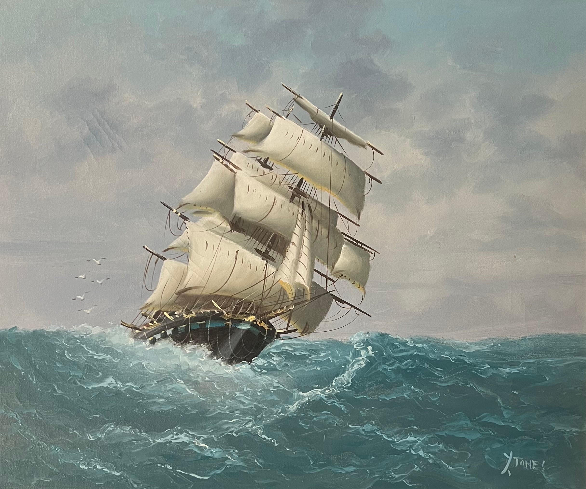 clipper-sailing-ship-in-choppy