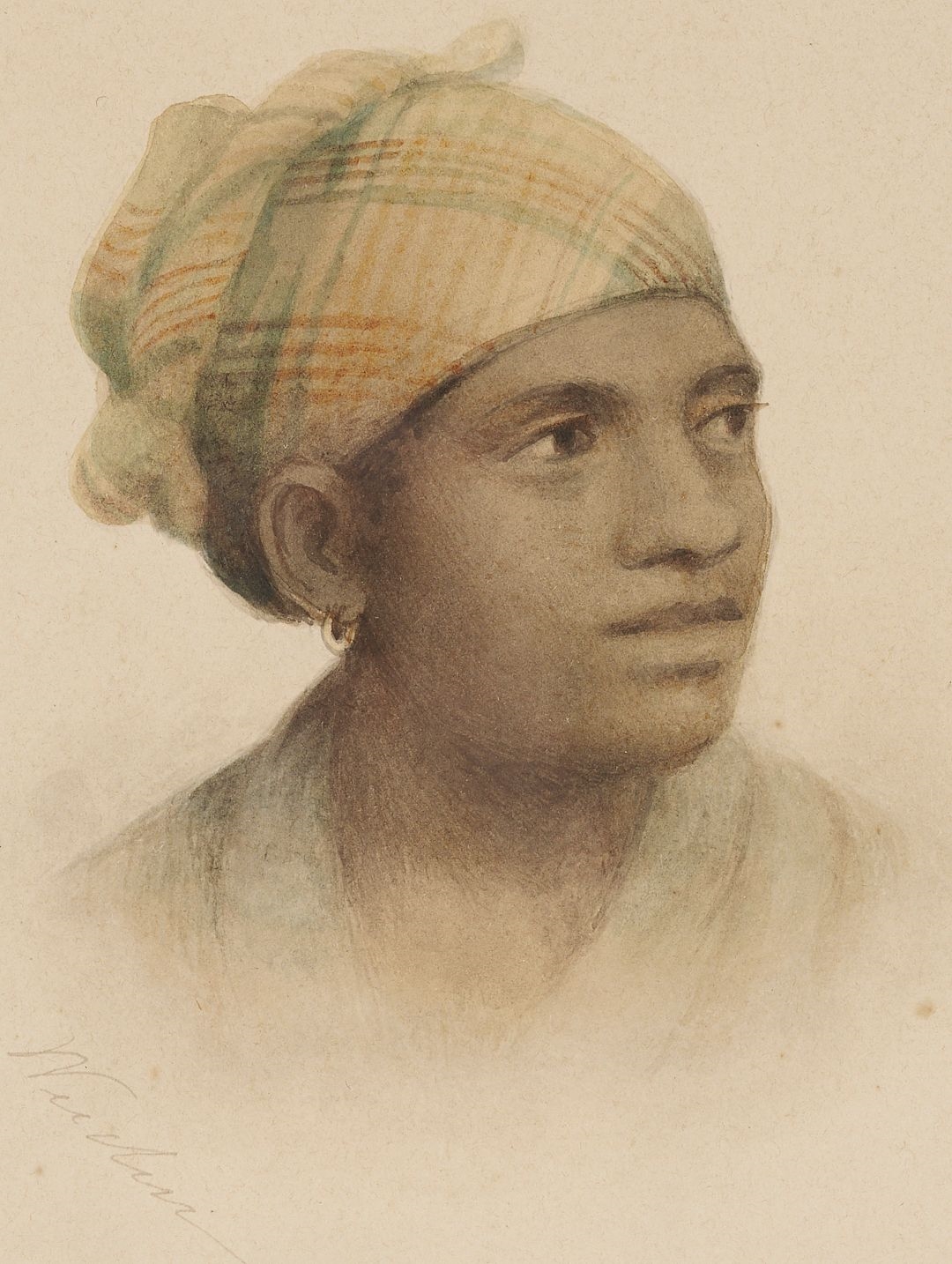 Maria Howard Weeden | Maria Howard Weeden W/C Portrait of a Young Woman ...