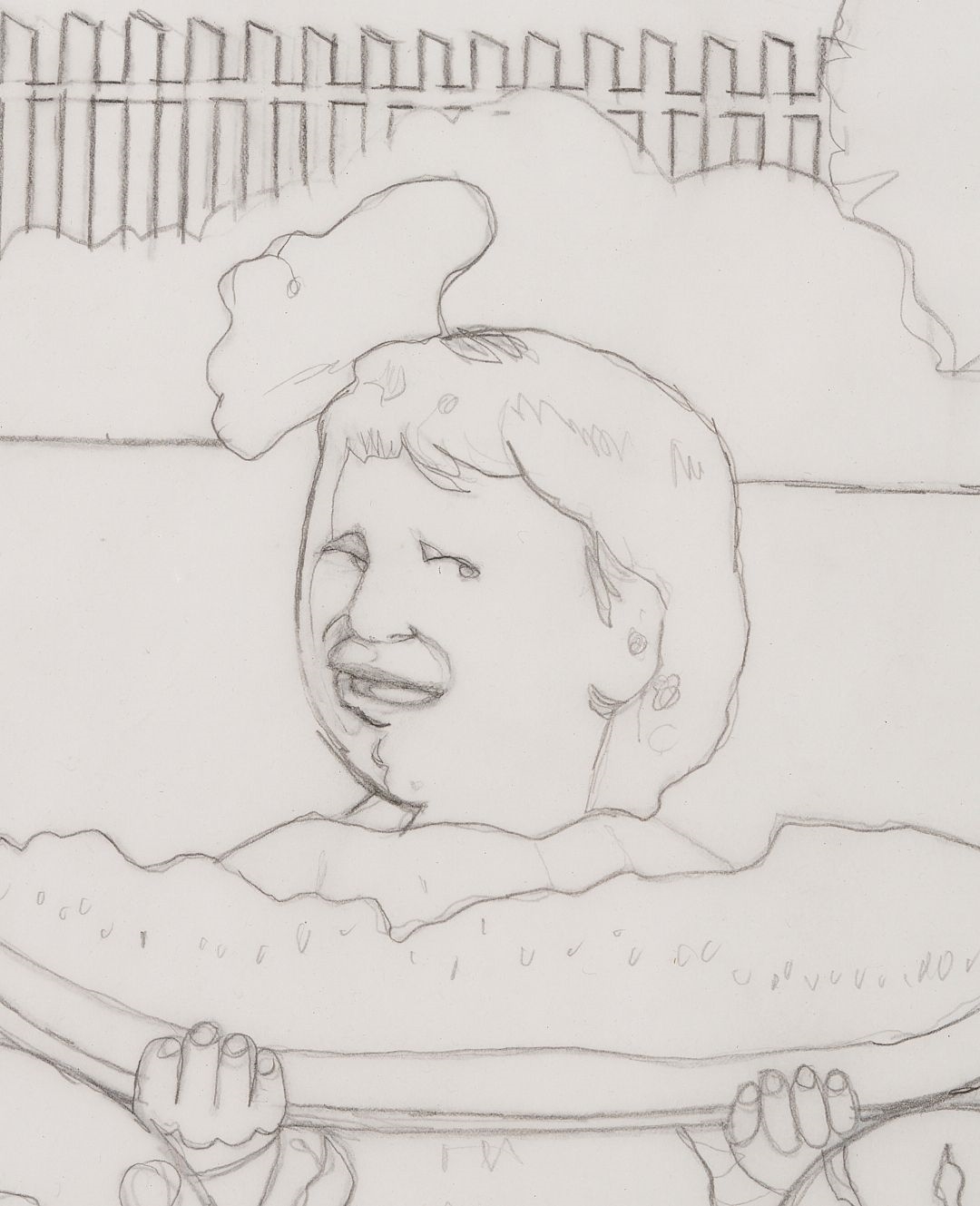 Carroll Cloar | study for Watermelon Girls (1986) | MutualArt
