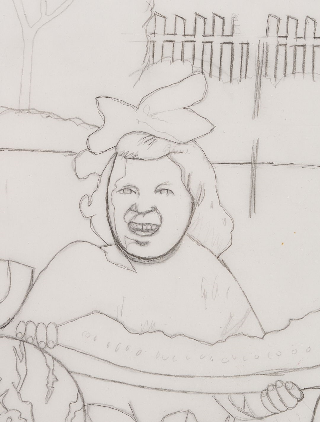 Carroll Cloar | study for Watermelon Girls (1986) | MutualArt
