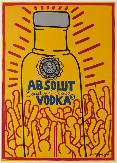 Keith Haring | Absolut Haring (1986) | MutualArt