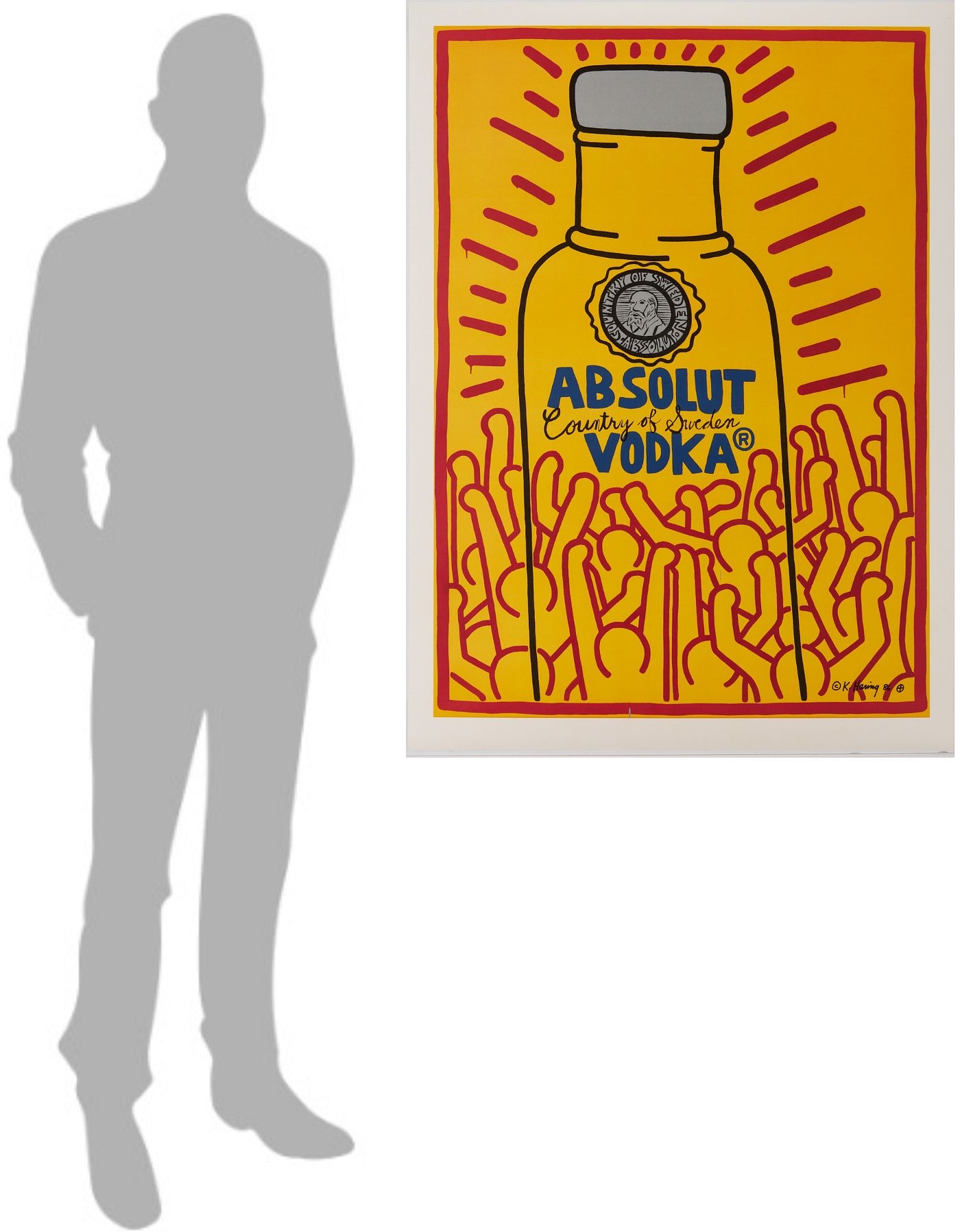 Keith Haring | Absolut Haring (1986) | MutualArt