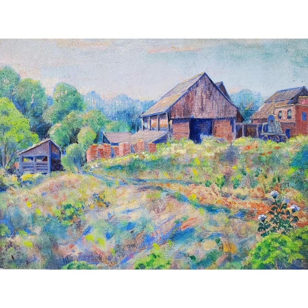 Edward Warder Rannells | Missouri Brick Yards (Circa 1935) | MutualArt