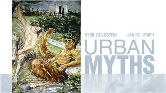 Installation view of Sybil Goldstein exhibition at Koffler Centre of the Arts.