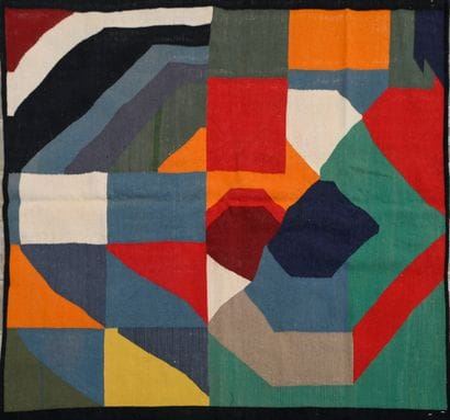 Sonia Delaunay | Carpet with geometric design | MutualArt