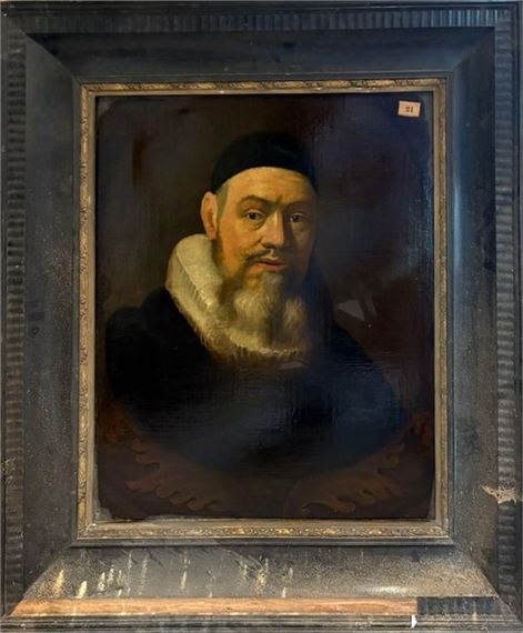 Rembrandt van Rijn | Portrait of a man in a ruff | MutualArt