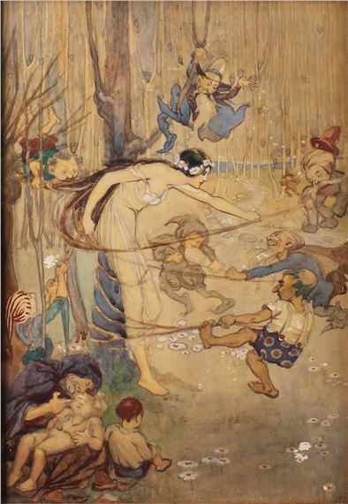 Arthur Rackham | Goblin Game | MutualArt