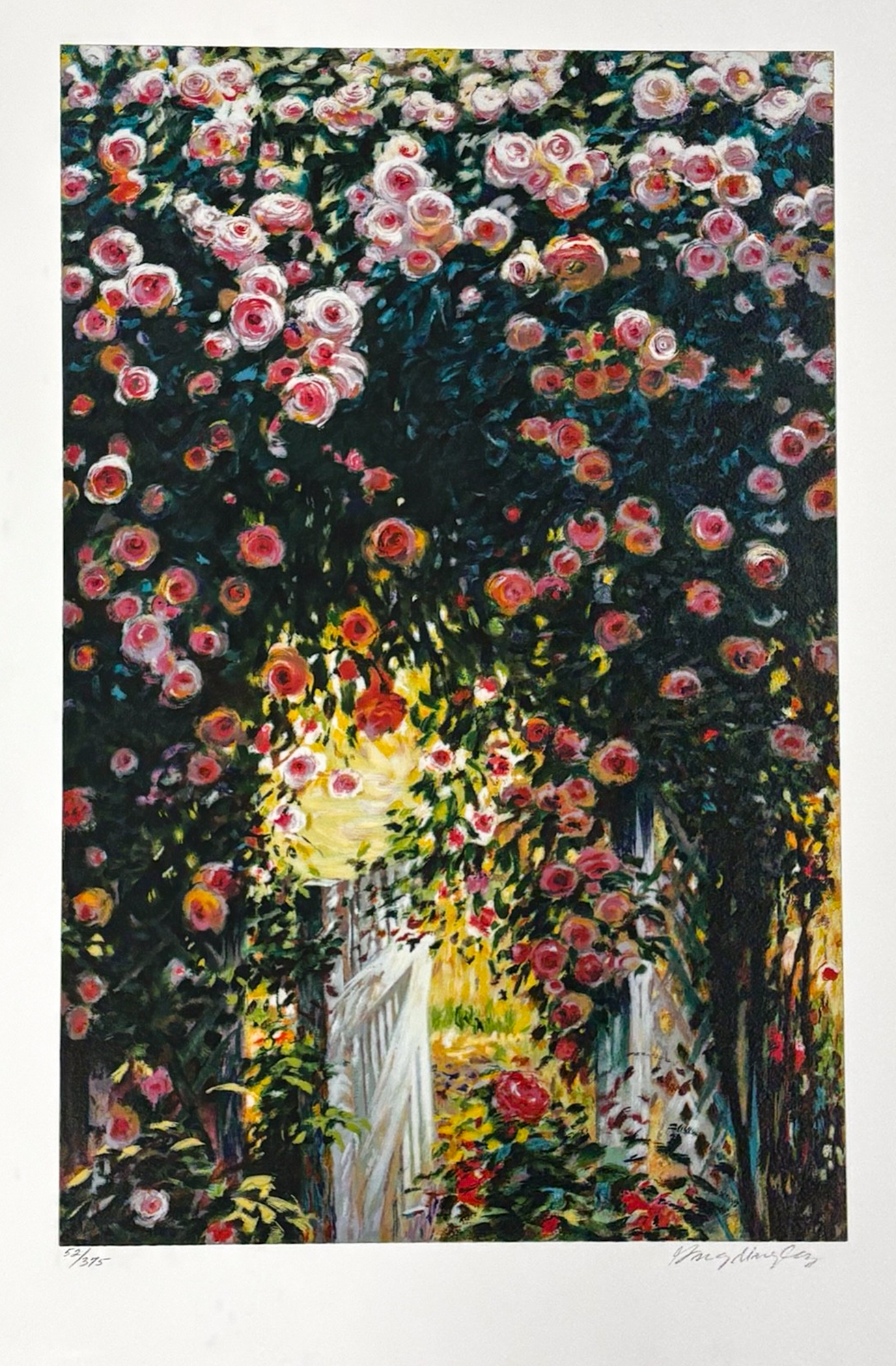 Greg Singley | Cascading Roses (1996) | MutualArt