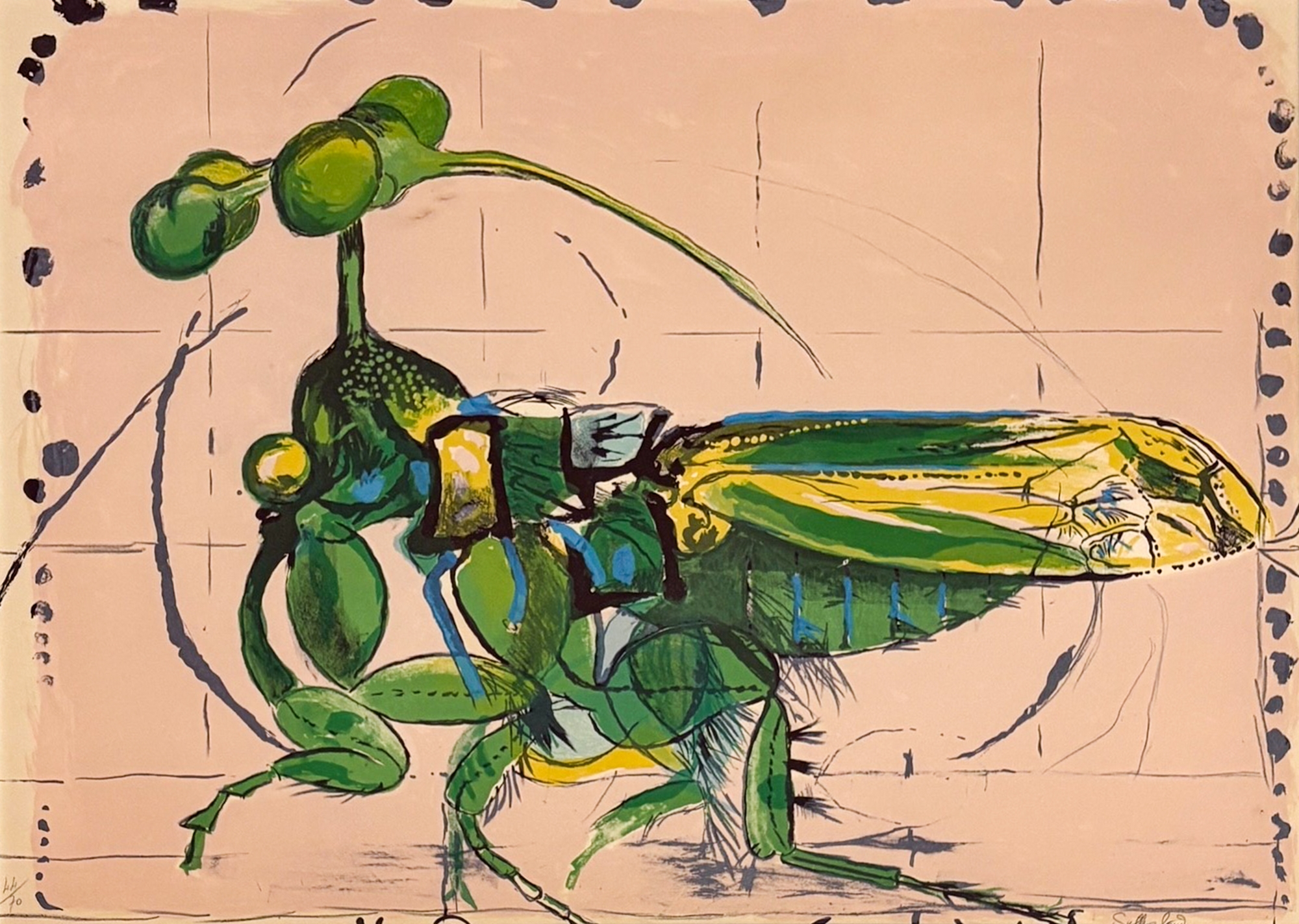 Graham Sutherland | Insect (Simulating Seeds (1968) | MutualArt