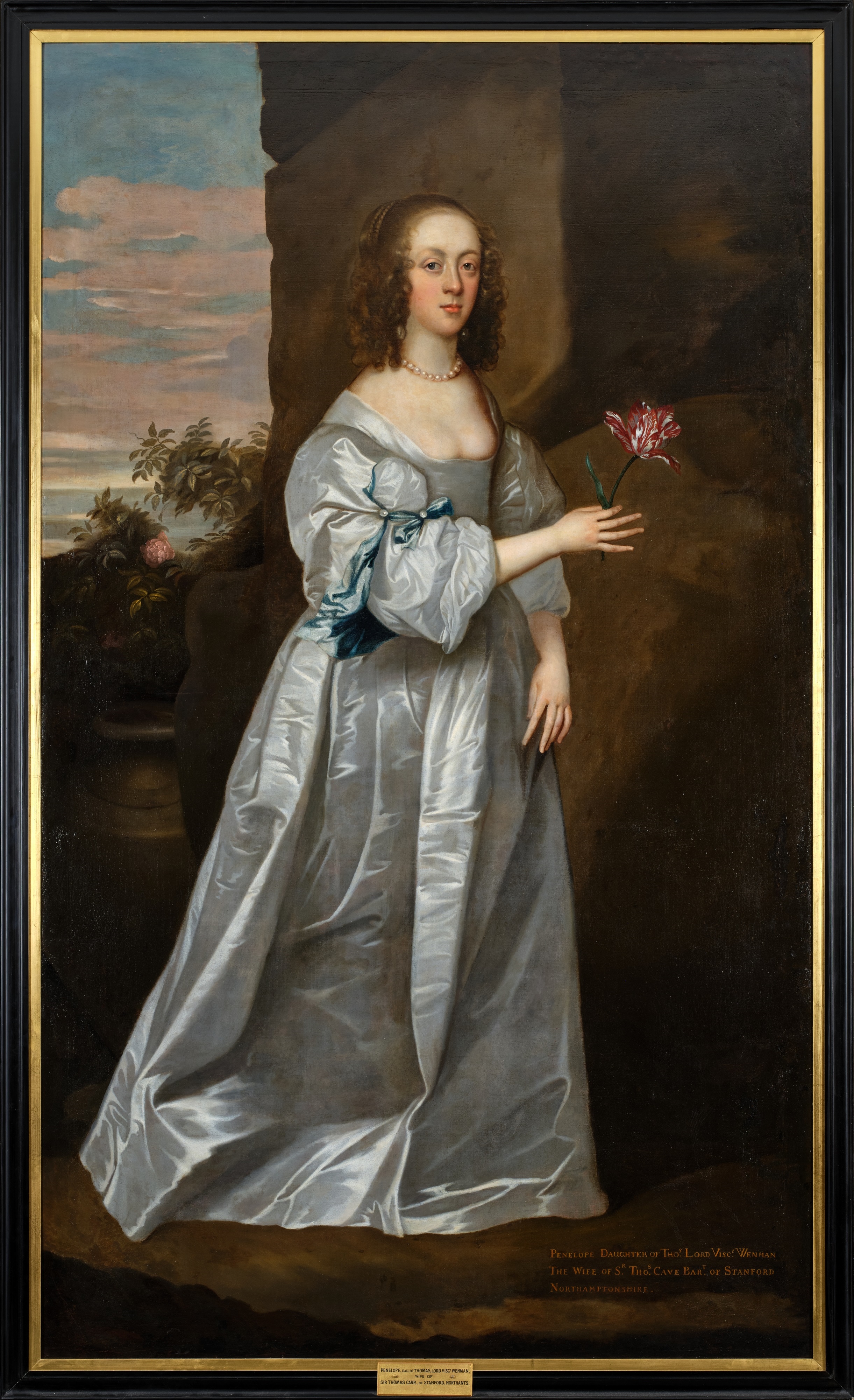 Anthony van Dyck | Portrait of Penelope Wenman Daughter of Thomas 2nd ...
