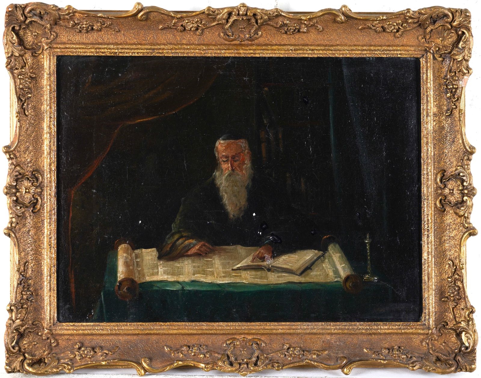 Artur Markowicz | A Rabbi studying the scrolls of the law, The Jewish ...