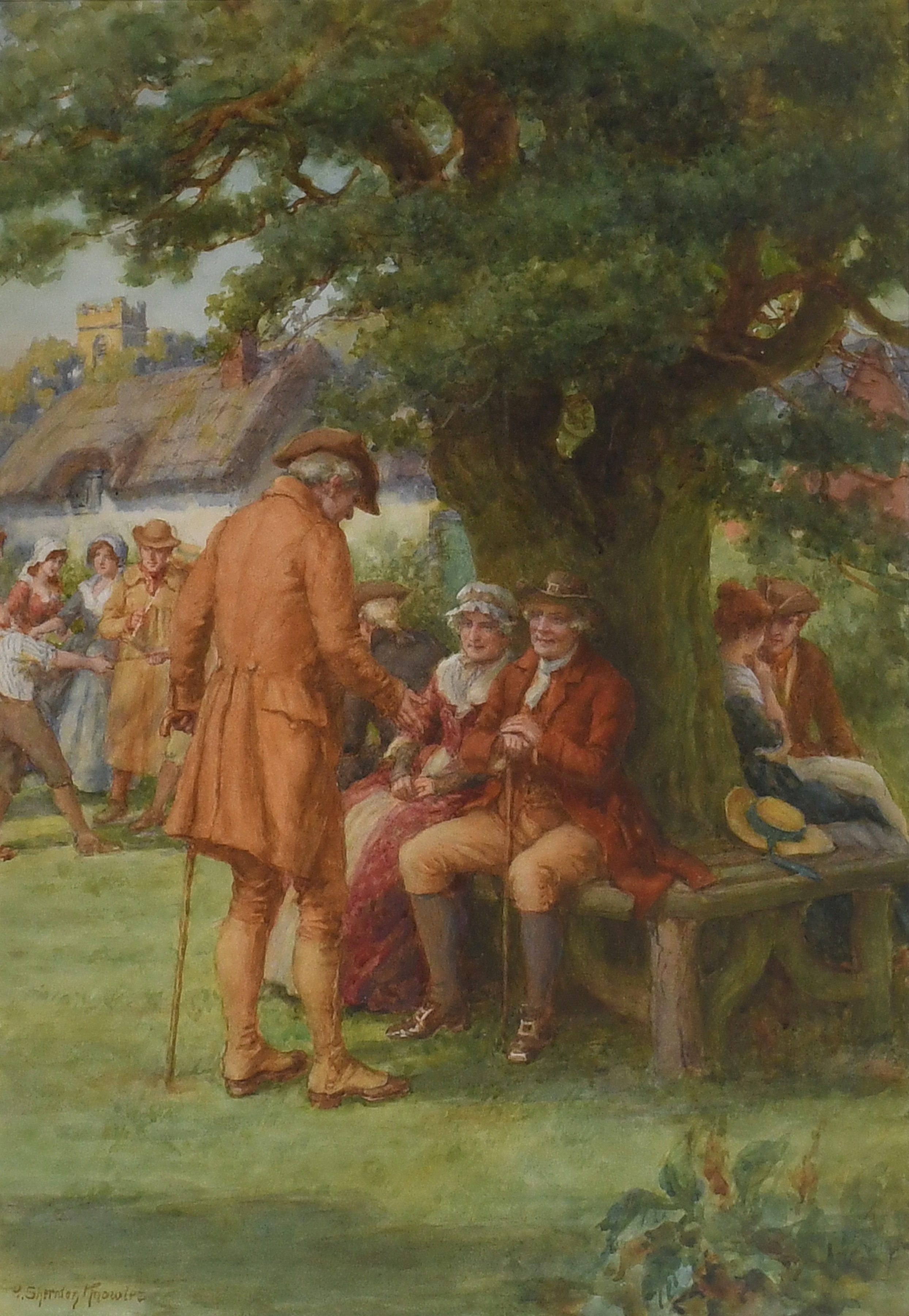 George Sheridan Knowles | The Village Festival | MutualArt