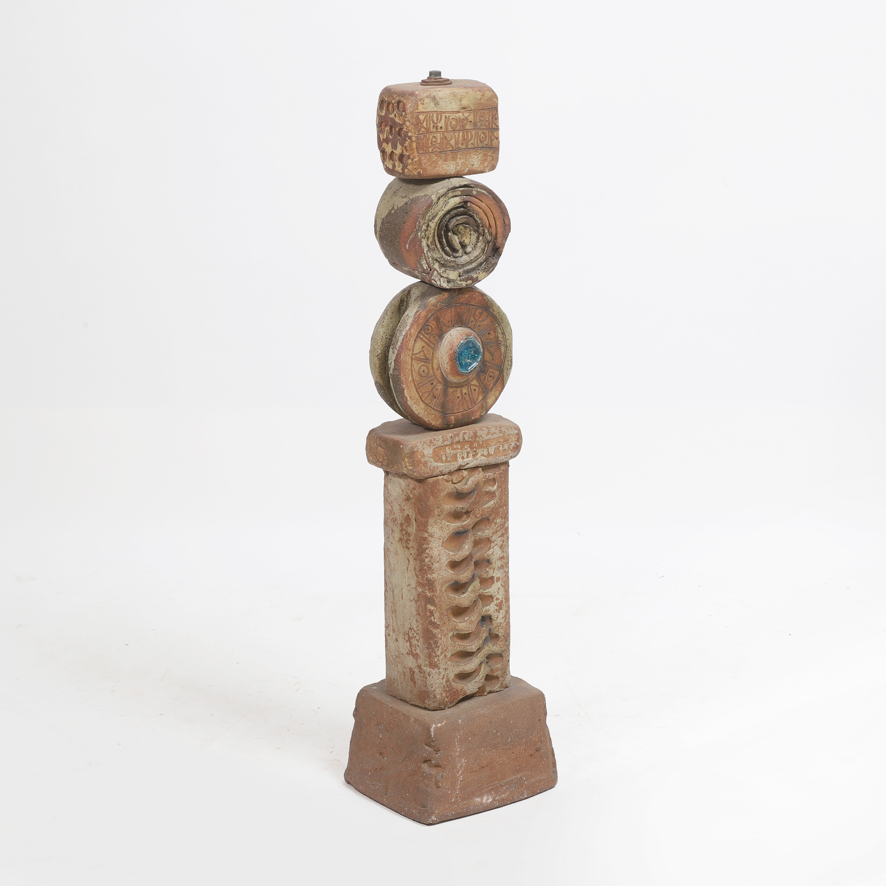Bernard Rooke | A stoneware standard lamp (1965) | MutualArt