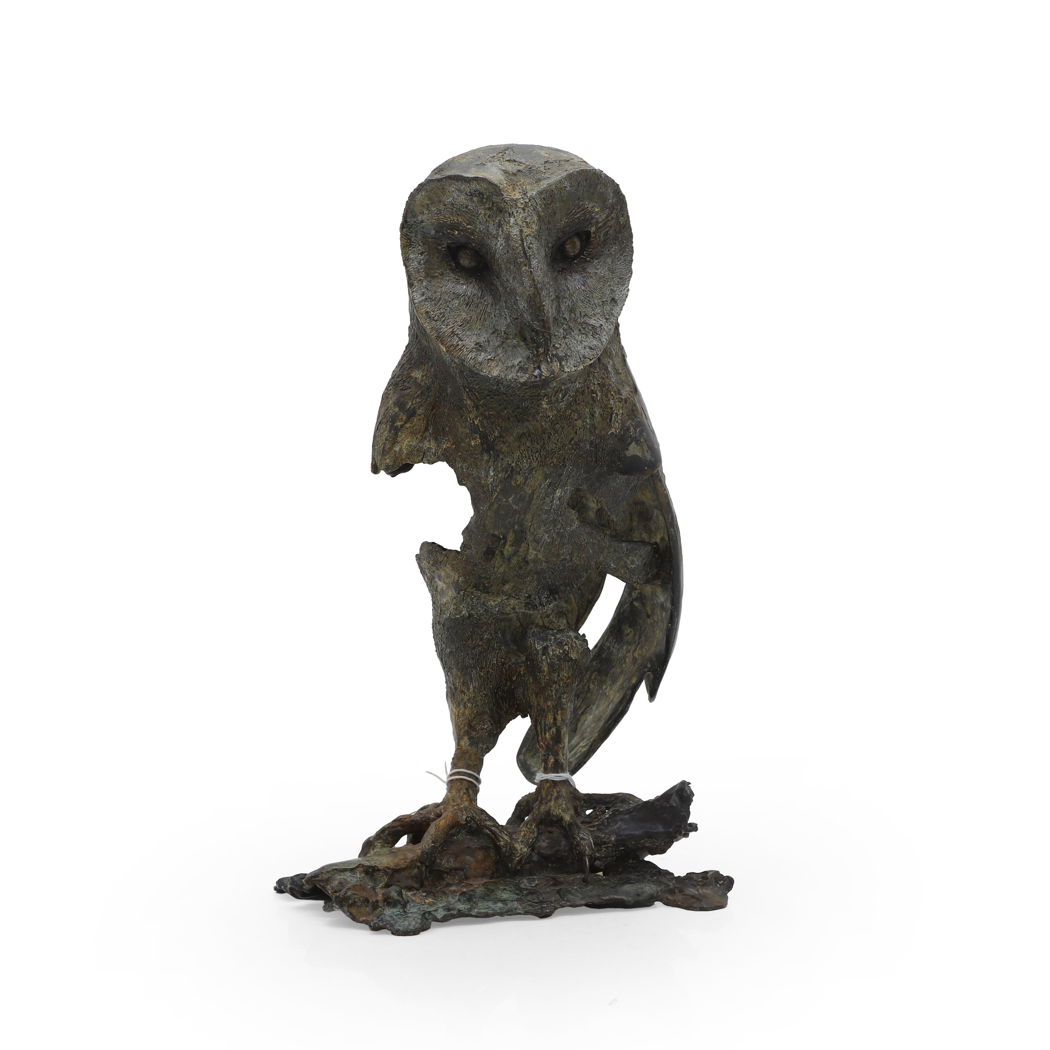 Storey Michael | A bronze sculpture of a barn owl (Late 20th Century ...