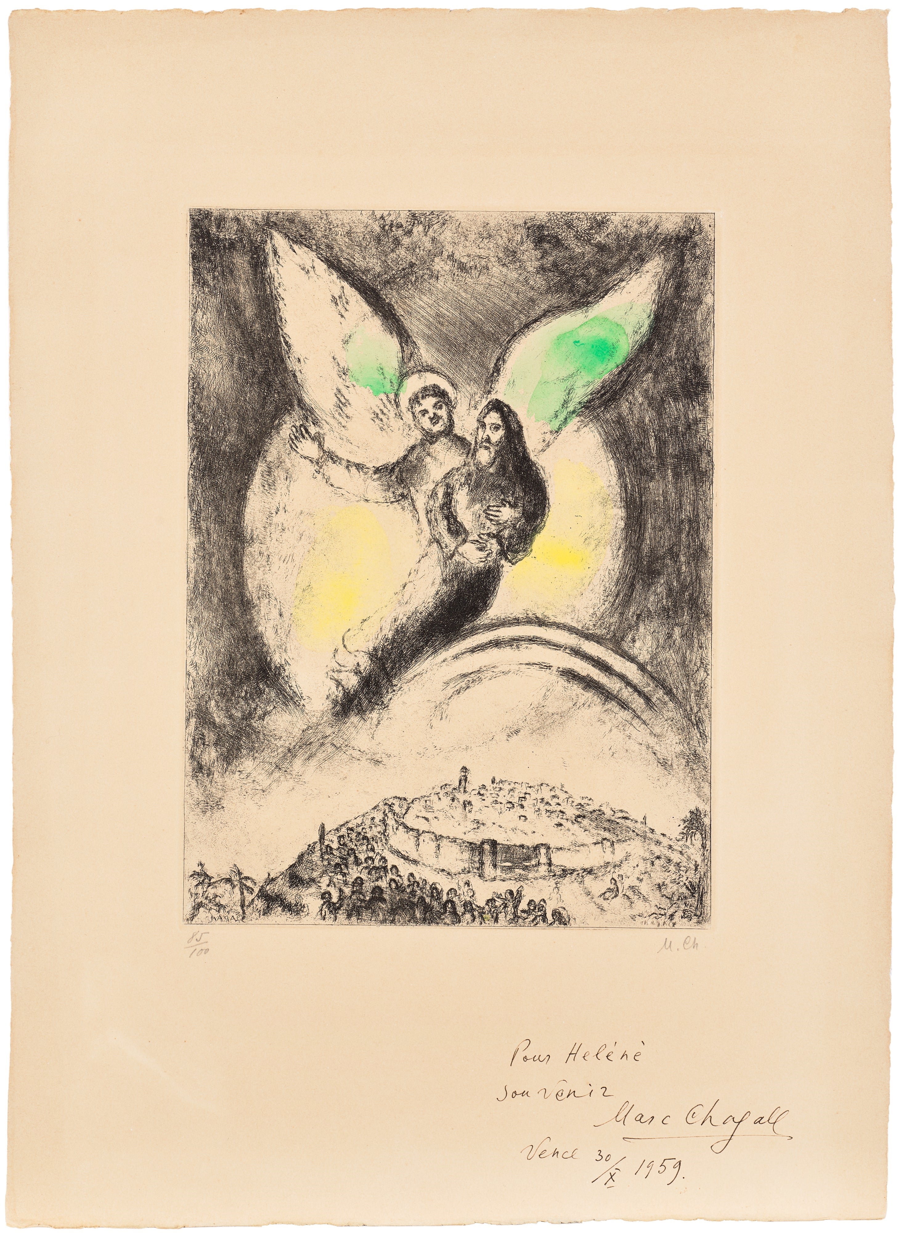 Marc Chagall | L'éternel aura pitié de Jacob (God Will Have Pity on ...