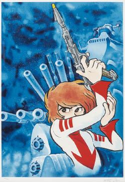 ALBATOR - HARLOCK FIGURINES TAKARA 1978, RARE - 400