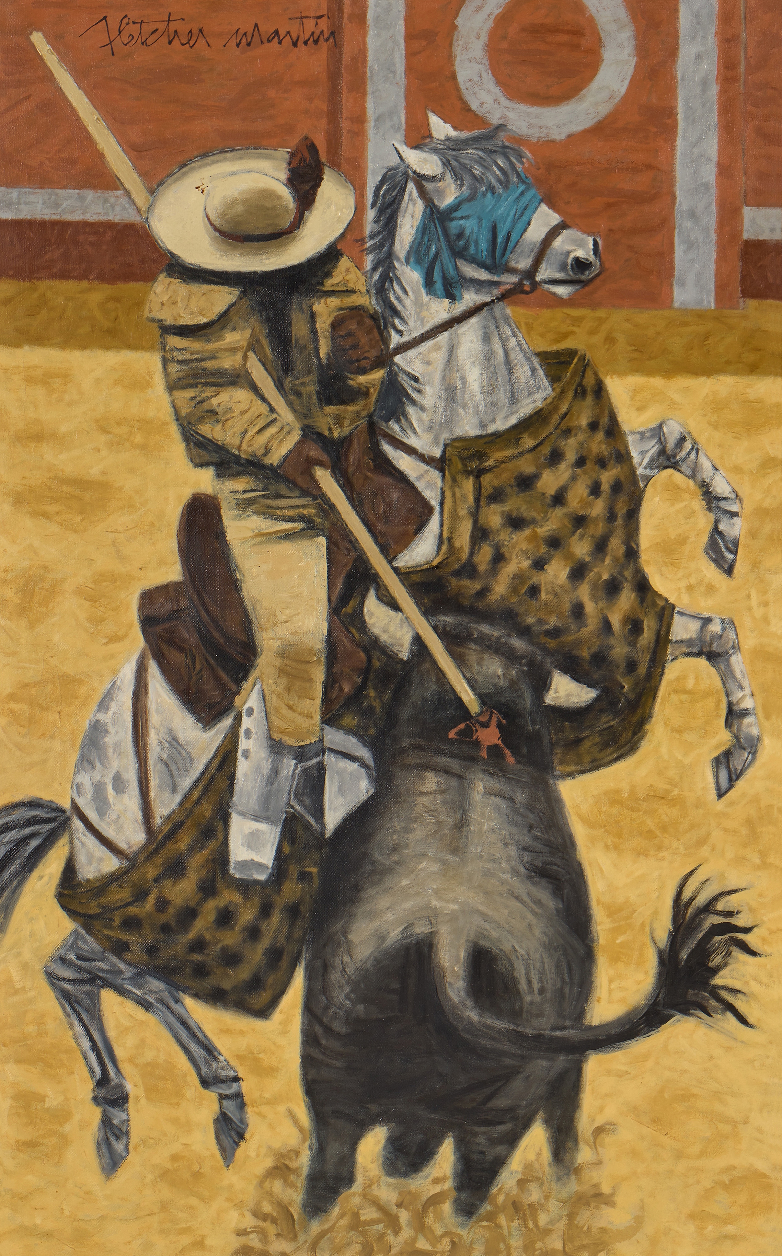 Fletcher Martin | The Charge (1965) | MutualArt