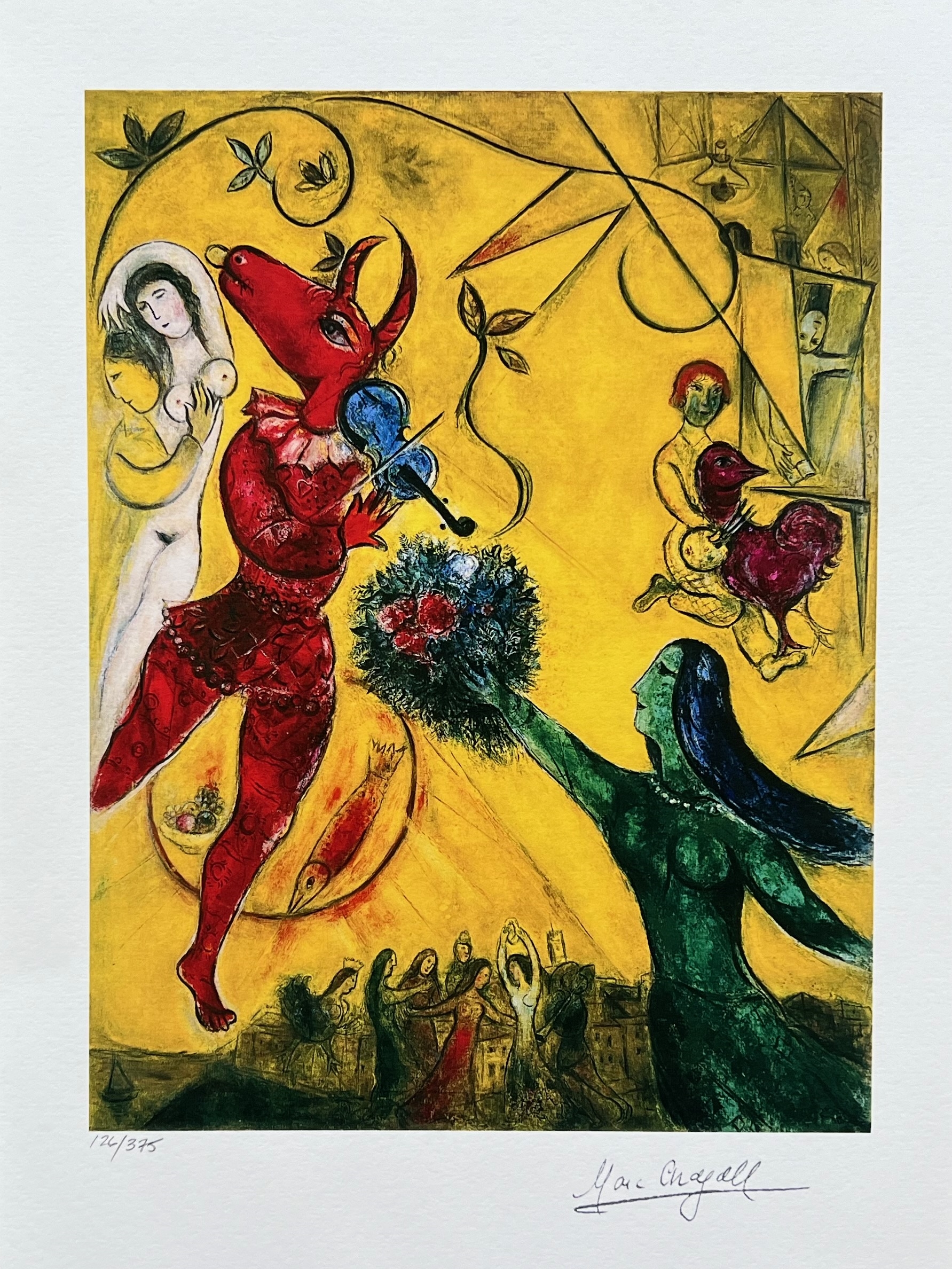 Marc Chagall DANCE AND THE CIRCUS MutualArt
