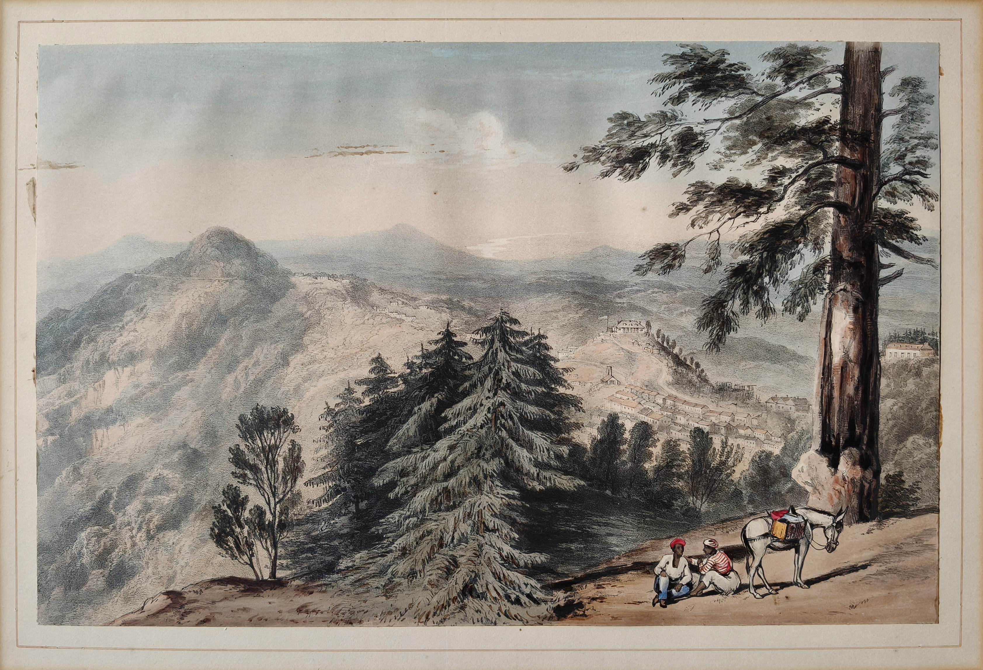 George Powell Thomas | THREE VIEWS FROM SIMLA (FROM VIEWS OF SIMLA ...