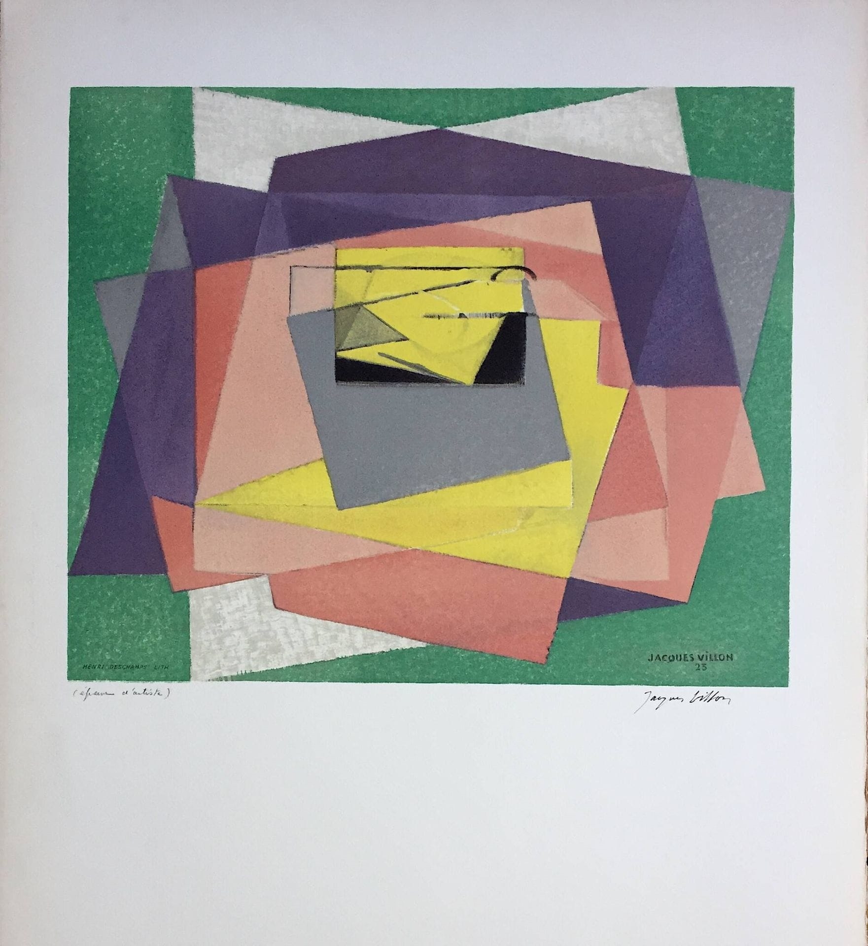 Jacques Villon | cubist composition | MutualArt