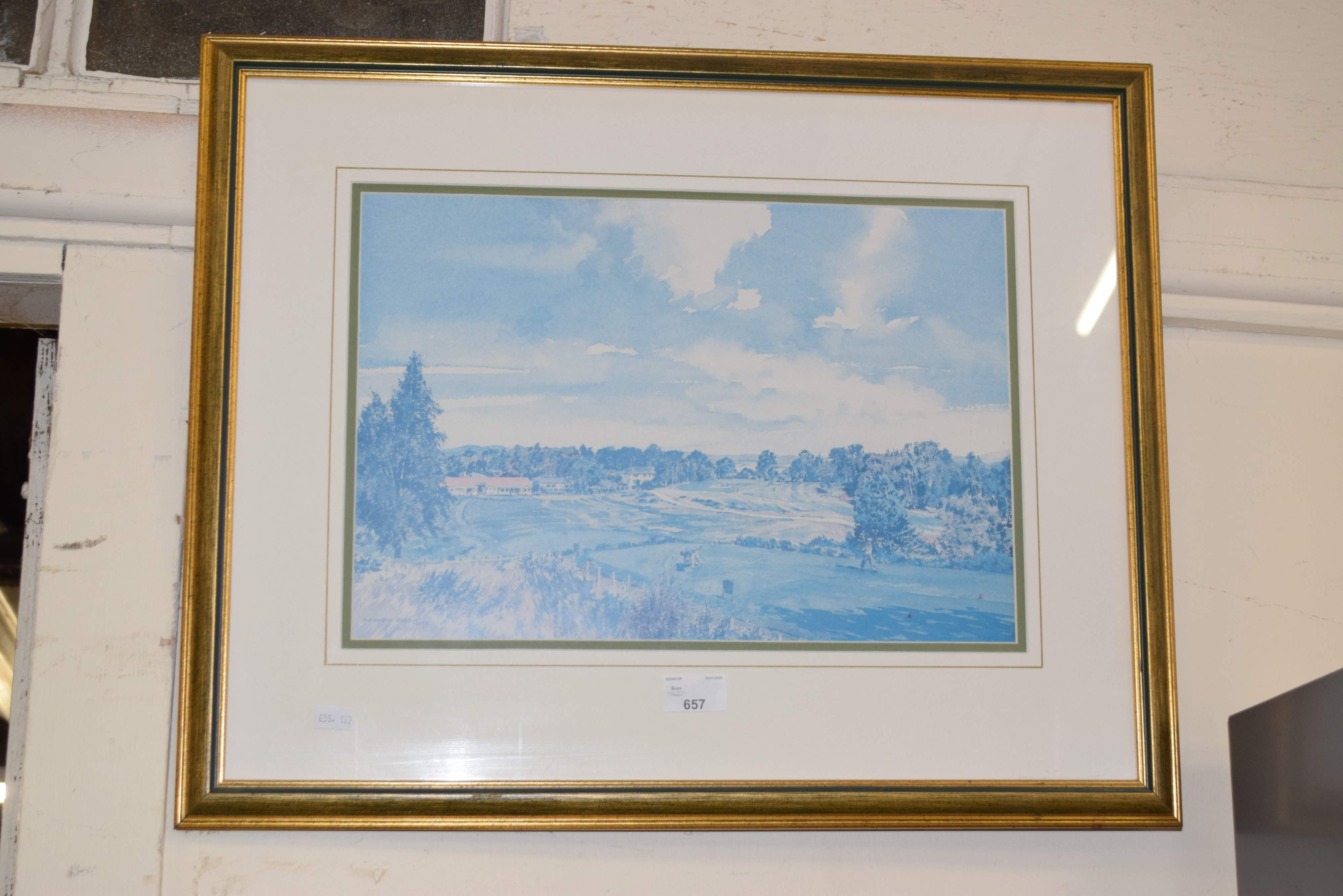Kenneth Reed | A framed country scene print | MutualArt