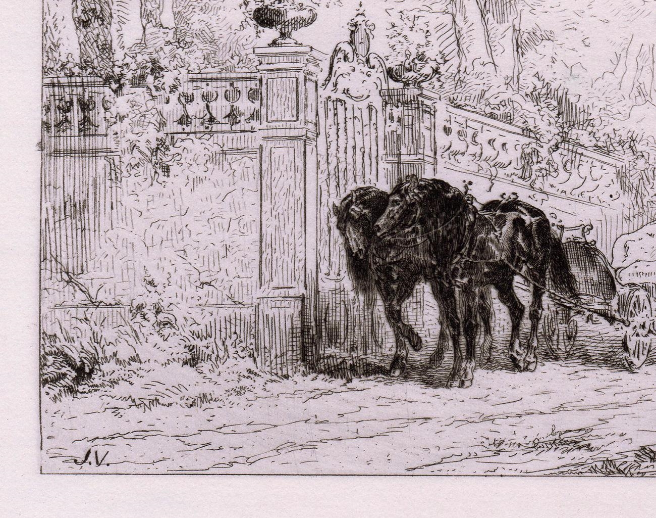 Jules Jacques Veyrassat | Ponies (1872) | MutualArt