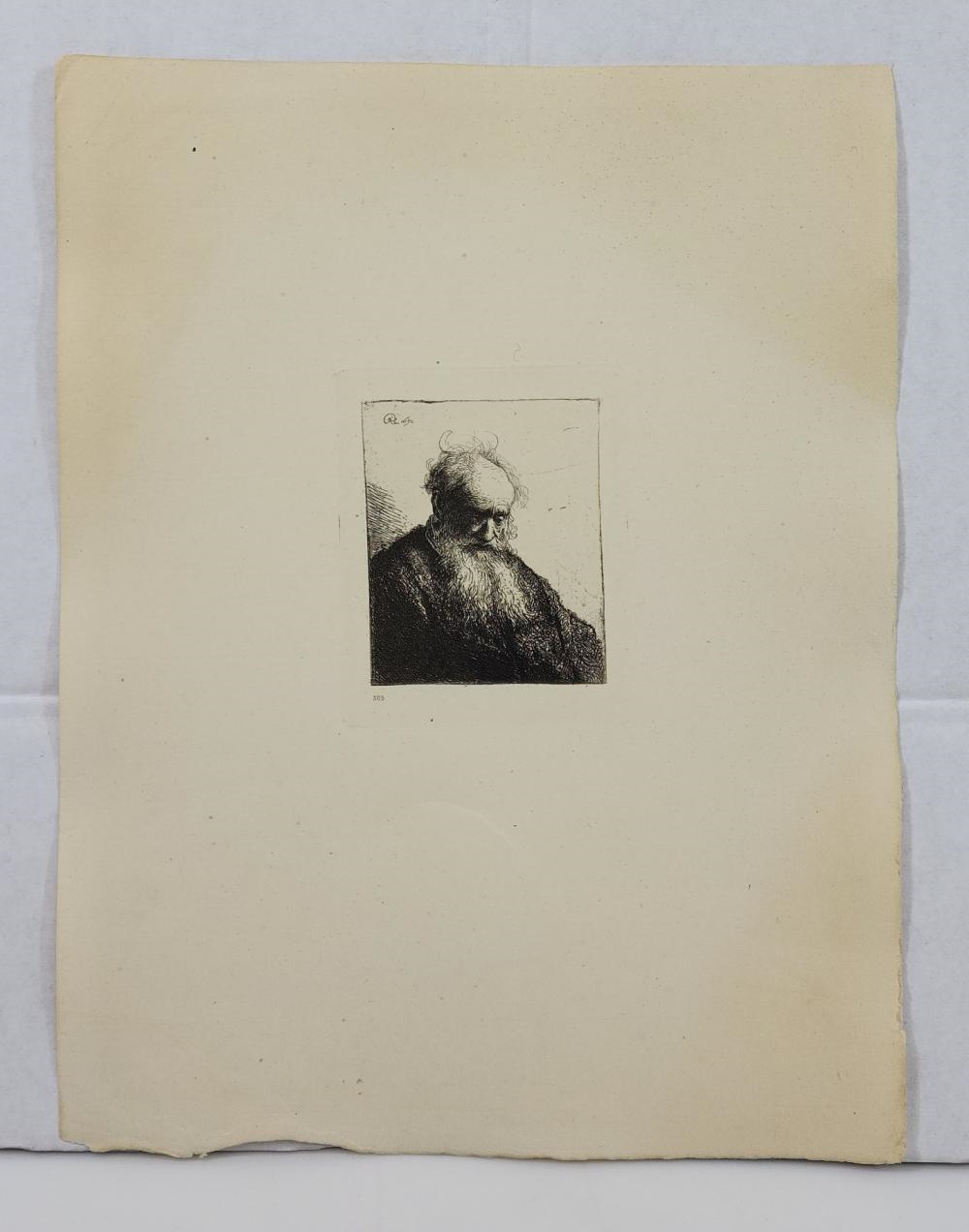 Rembrandt van Rijn | Bust Of An Old Man With Flowing Beard (1890 - 1910 ...