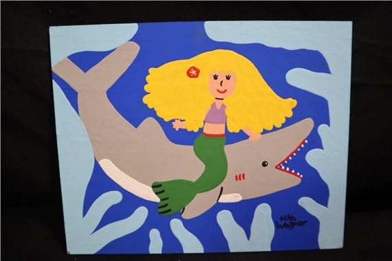 Hika Wagner | Mermaid & Shark (2005) | MutualArt