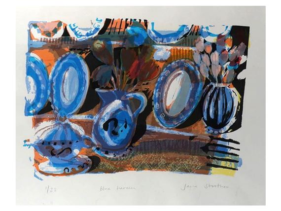 Jane Strother | THE BLUE TUREEN (Late 20th Century) | MutualArt