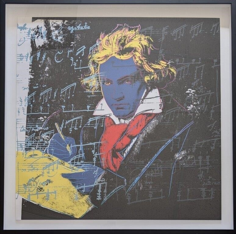 Andy Warhol | Rare screenprint from the Beethoven portfolio (1987 ...