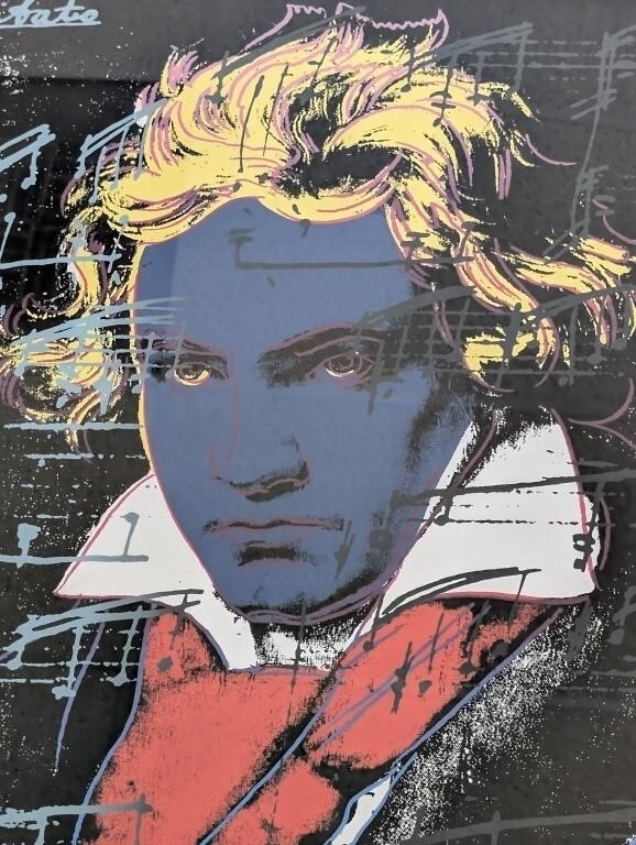 Andy Warhol | Rare screenprint from the Beethoven portfolio (1987 ...