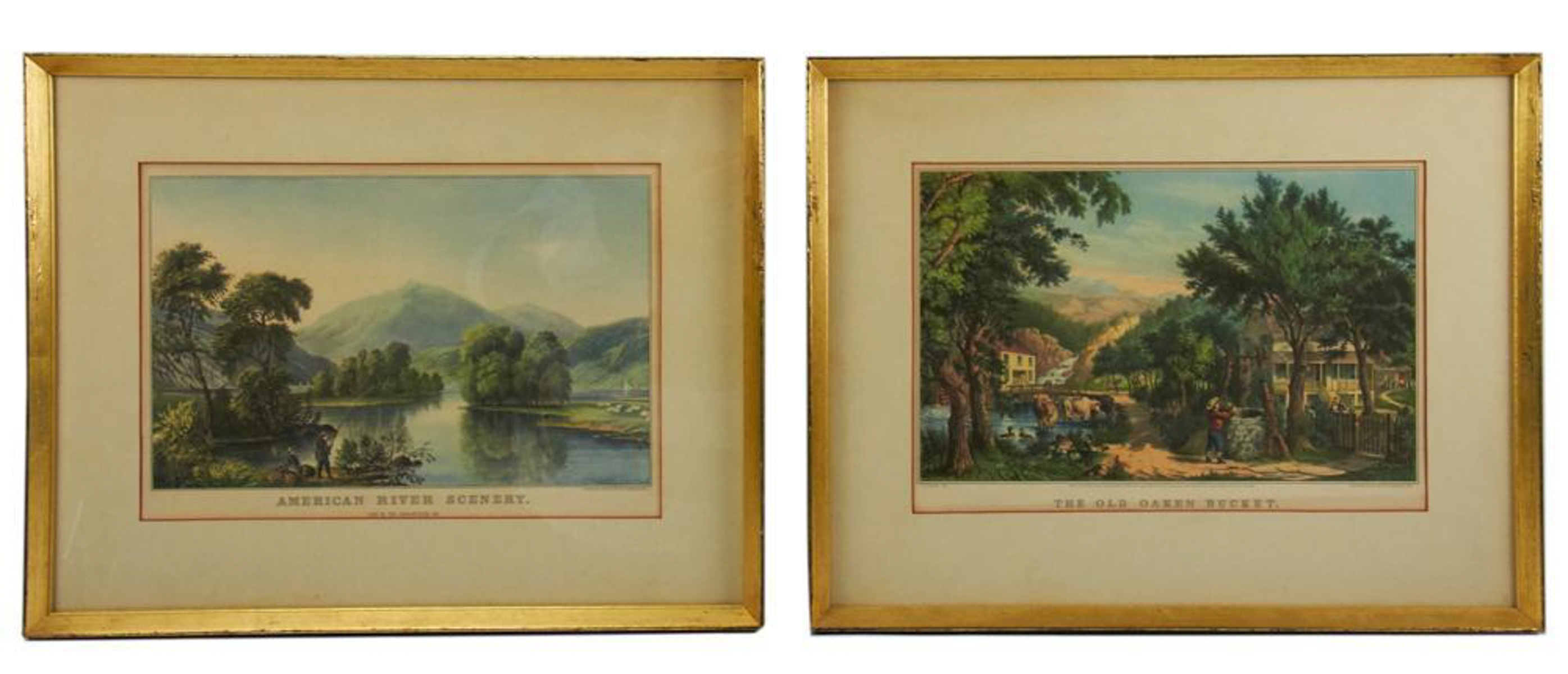 Currier & Ives | Two Currier and Ives Lithographs | MutualArt