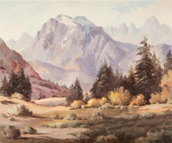 Ralph A. Lytle | Mt. Whitney Through Trees | MutualArt