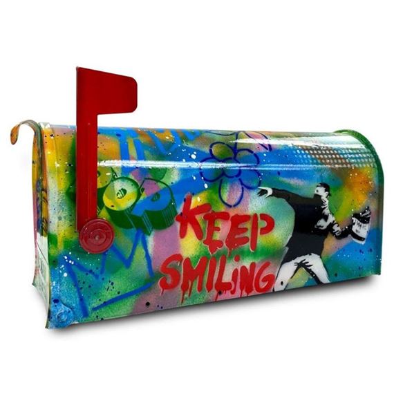 Mr. Brainwash | Original Mixed Media Fiberglass Sculpture | MutualArt