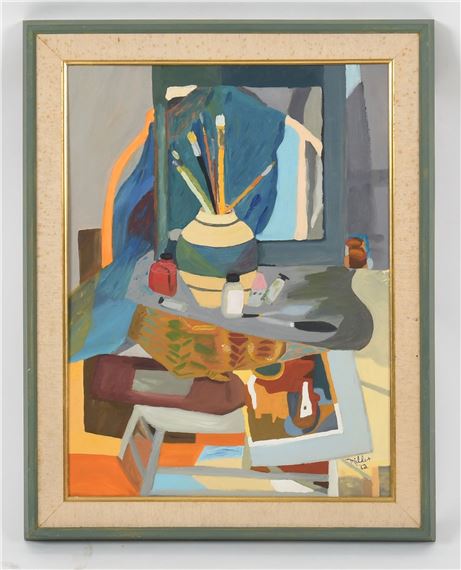 Miller | A Modernist Still Life Dated 1962 (1962) | MutualArt