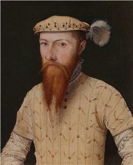 Portrait of a Bearded Man Wearing a Cream Doublet